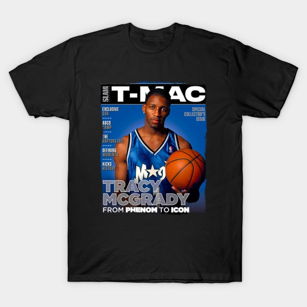 T-Mac - Slam mag T-Shirt by Buff Geeks Art